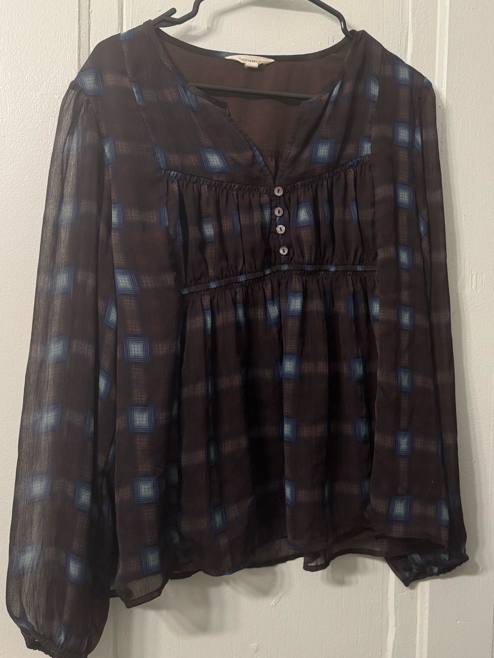Smocked long sleeve